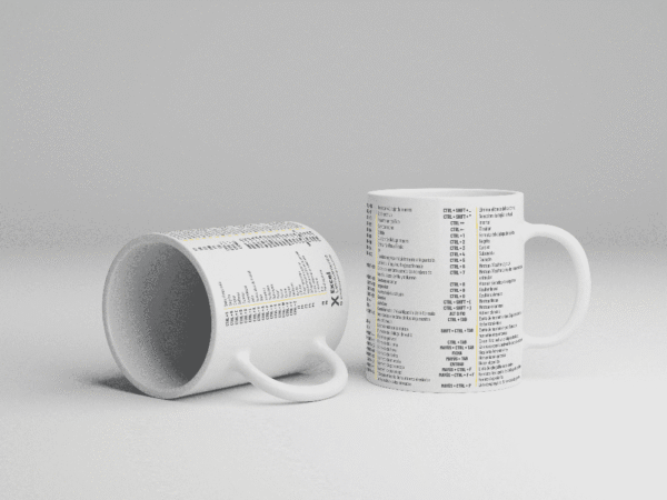 Taza con Atajos de Excel - Image 3